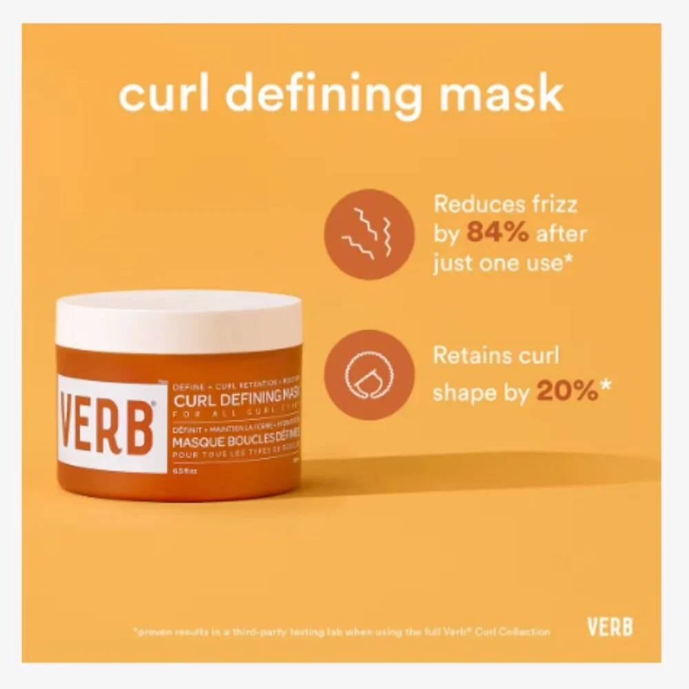 Verb Curl Defining‎ Mask for Waves, Curls, and Coils | 6.5 oz | Brand New